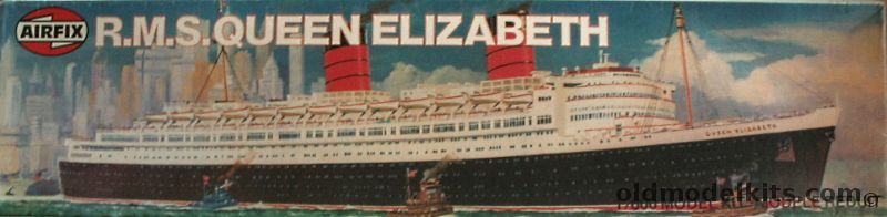 Airfix 1/600 RMS Queen Elizabeth Ocean Liner, 06201-9 plastic model kit